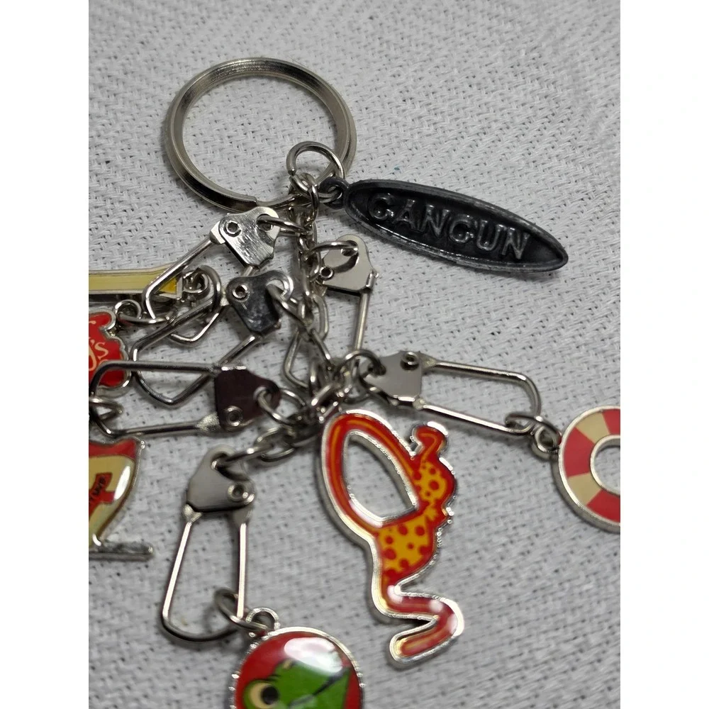 Senor Frog's branded souvenir keychain from Cancun, likely produced in the 1990s